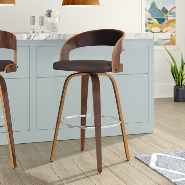 Corrigan Studio Pensacola 76cm Swivel Bar Stool & Reviews Wayfair.co.uk